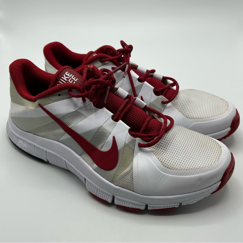Nike Free 5.0 Red White Running Shoes Size 10